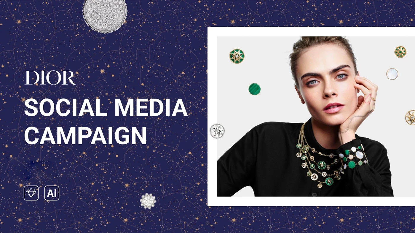 DIOR social media campaign cover